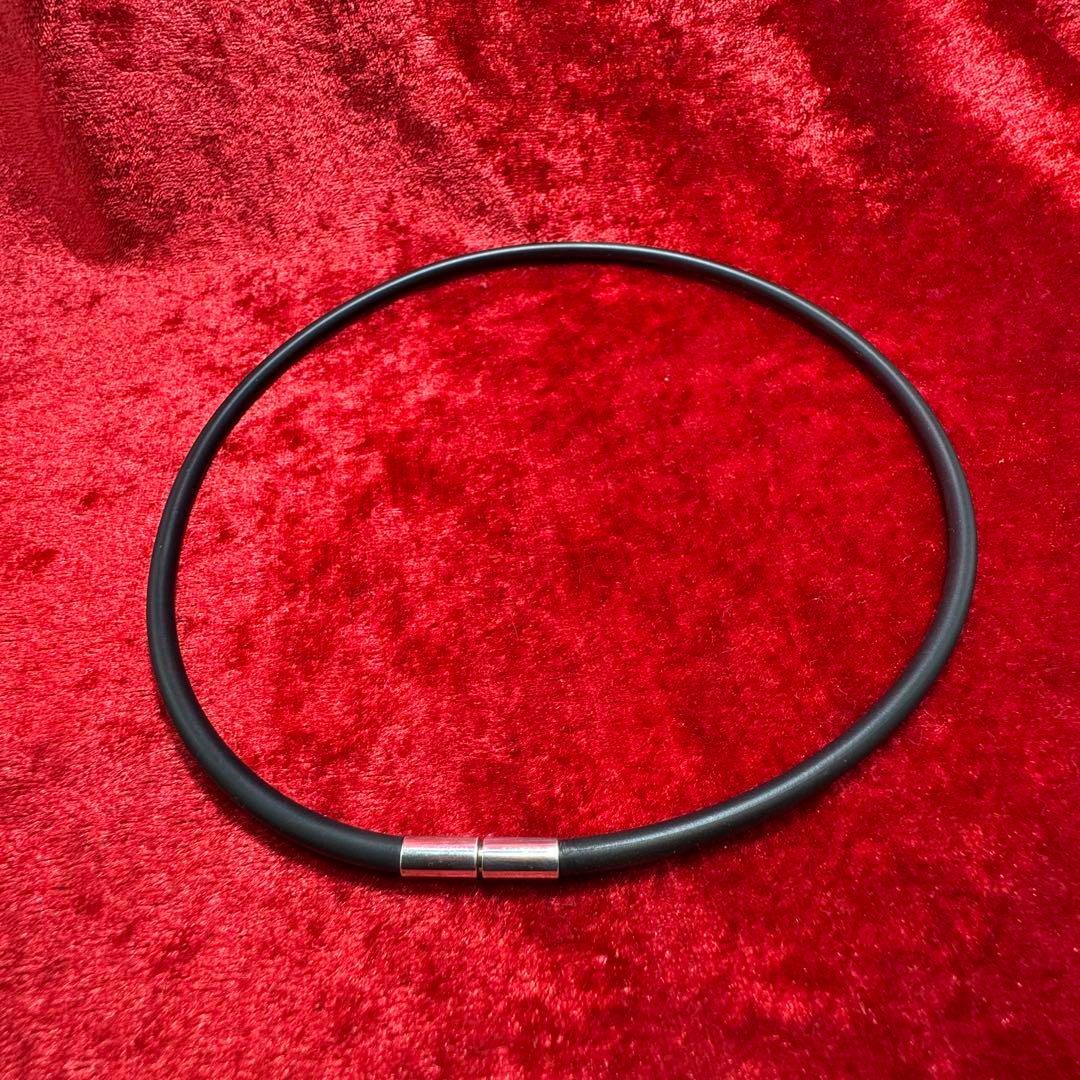 ラバー チョーカー ブラック ジョージジェンセン GEORG JENSEN