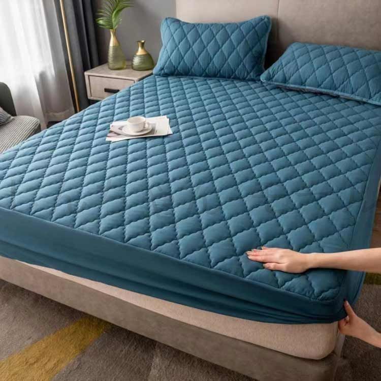 (10%OFFセール) ベッドカバー クイーン パッド一体型 冬用・暖かい プレミアムマイクロファイバー ボックスシーツ クーポンで最大10％OFF パッド一体型ボックスシーツ