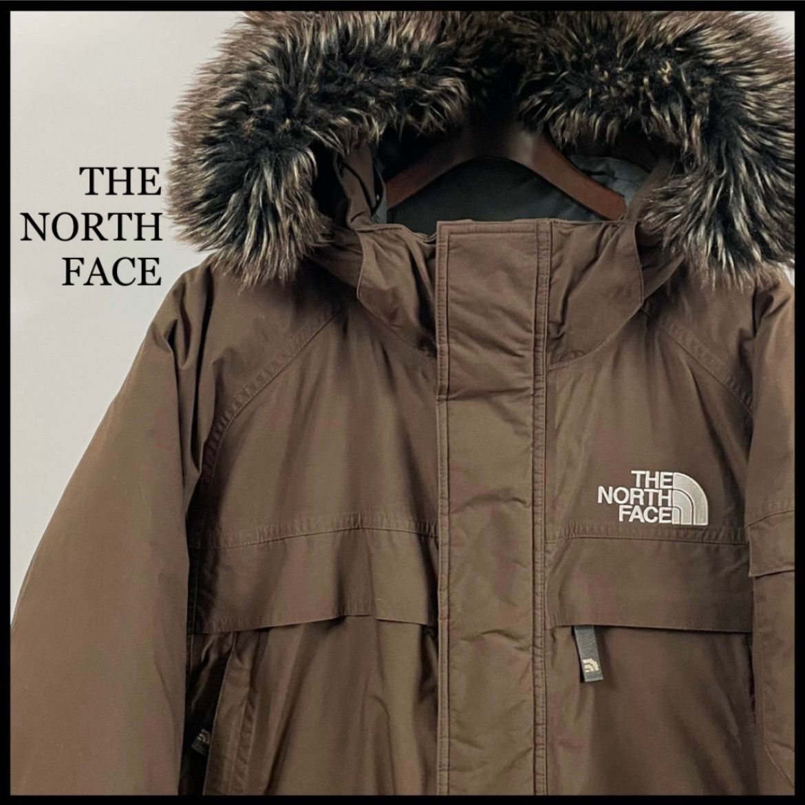 美品】THE NORTH FACE マクマードパーカー HYVENTブラウン 美品】THE NORTH FACE マクマードパーカー HYVENTブラウン