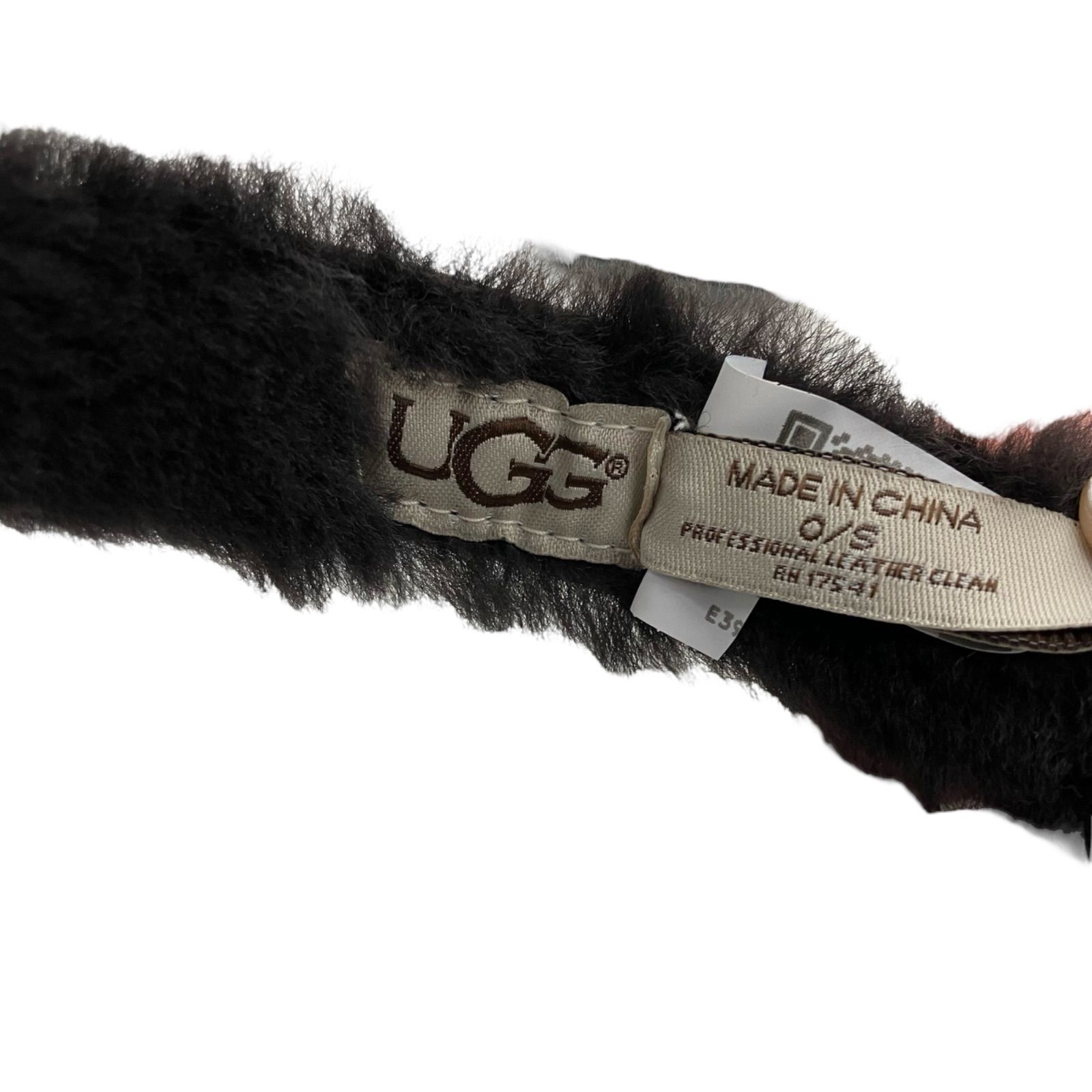 186000 ☆美品☆ UGG アグ イヤーマフ 耳当て ダークブラウン