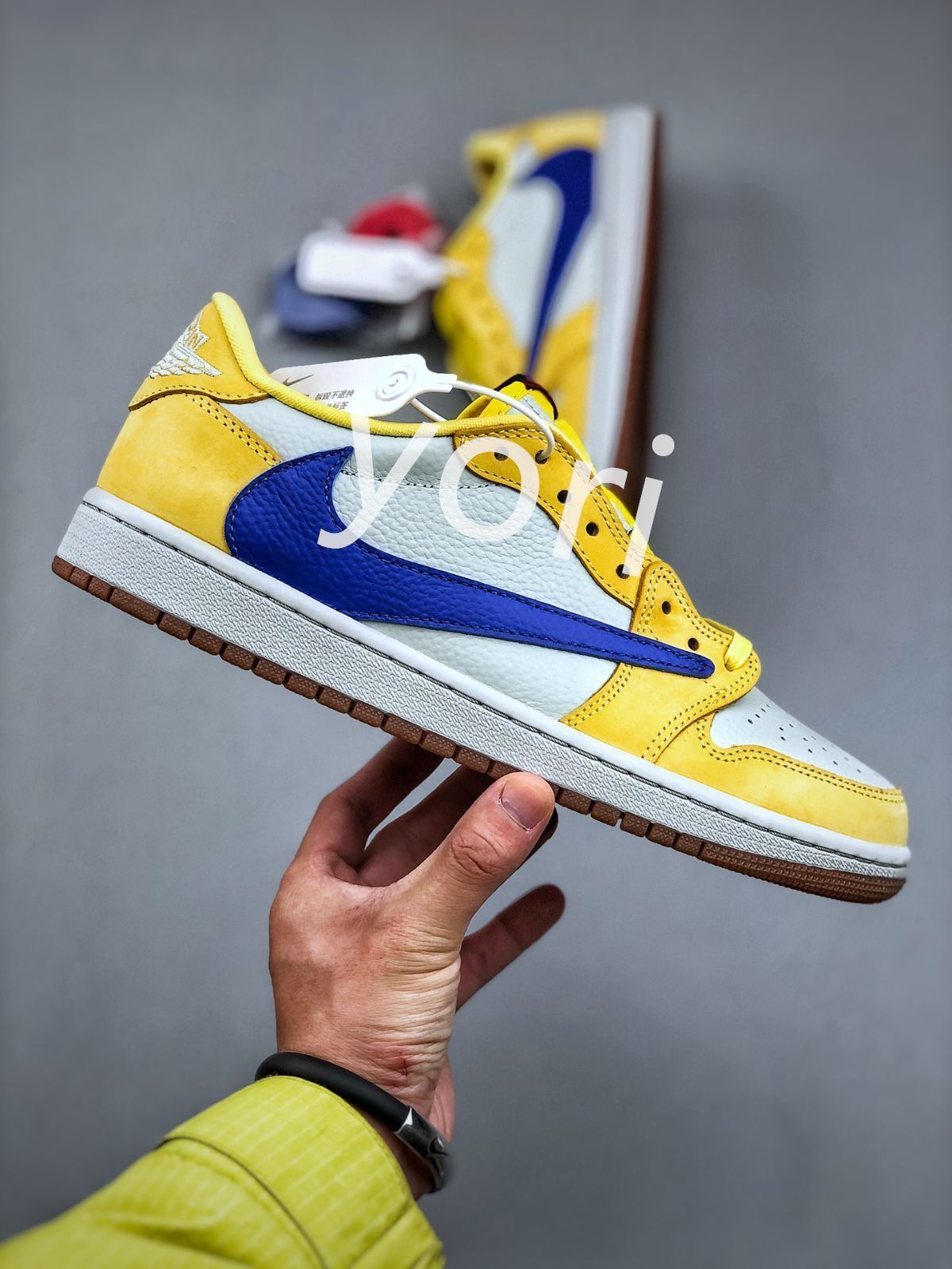 ナイキ スニーカー Fragment x Travis Scott x Air Jordan 1 Low 男女兼用 並行輸入品