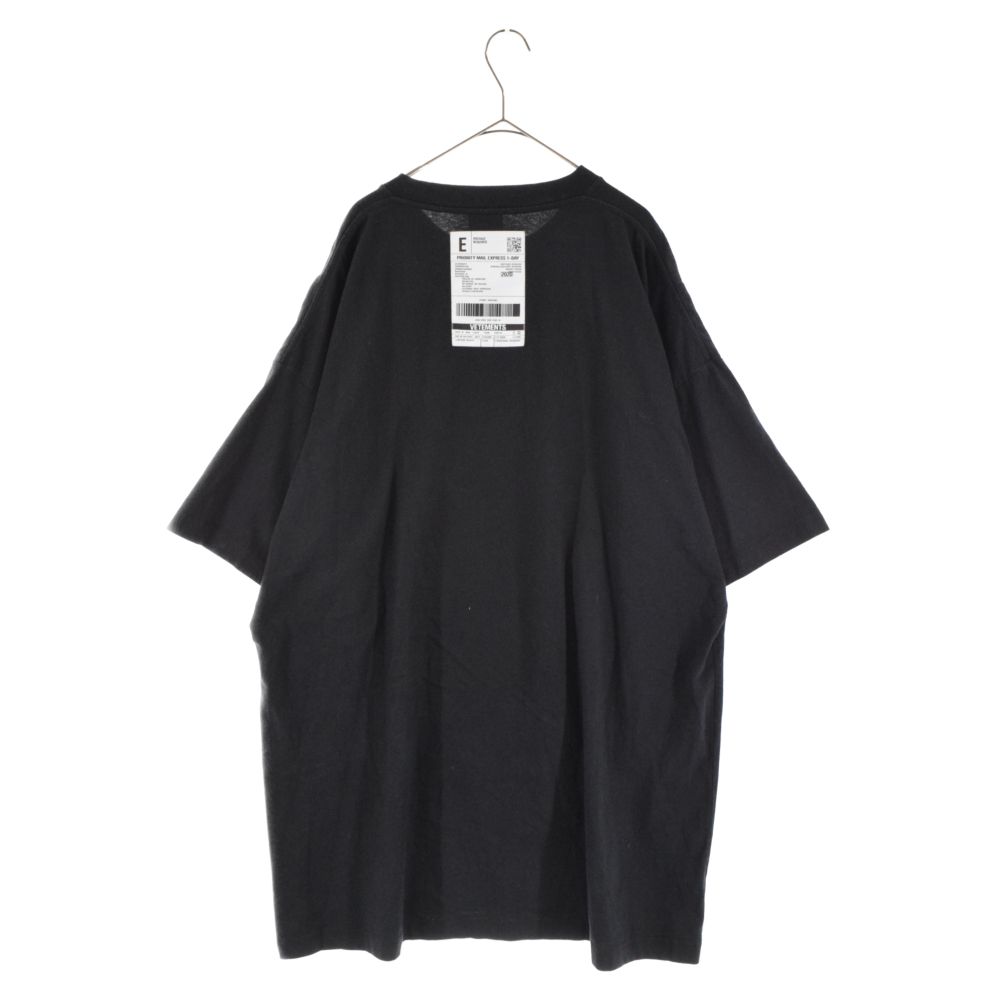 ヴェトモンVETEMENTS□20SS アナーキーロゴプリントTシャツ  