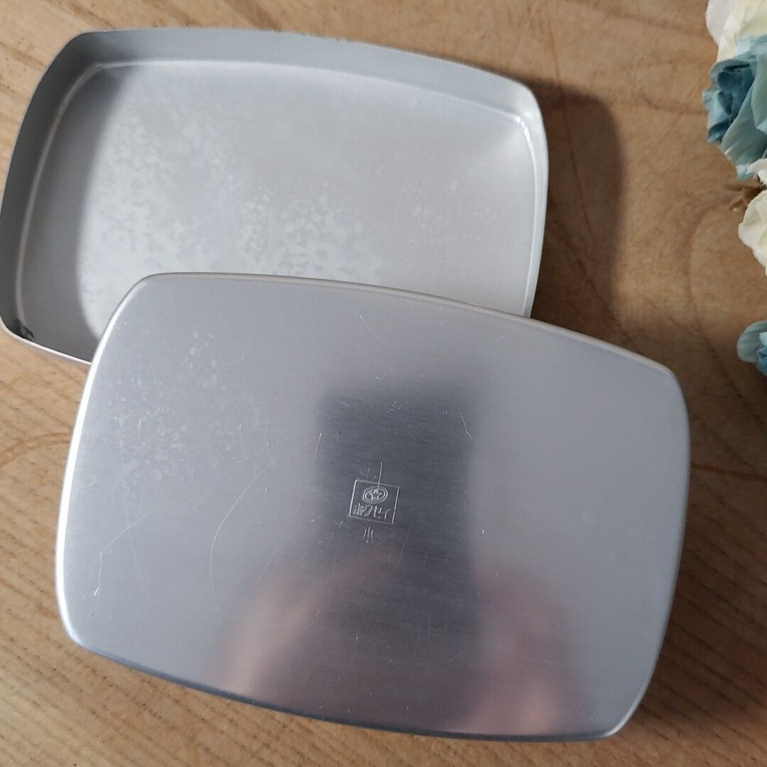 昭和レトロなお弁当箱 アルミ弁当 クラウン印 ホクセイ レトロポップ