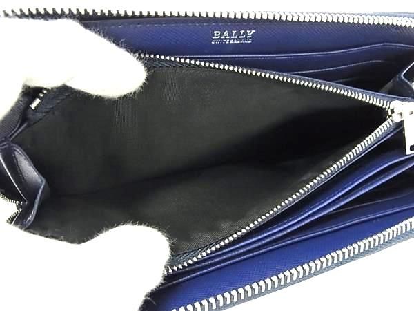 □新品同様□ BALLY バリー レザー ラウンドファスナー 長財布  