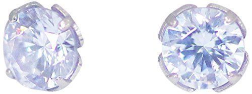 【迅速発送】純チタン 軸太 アレルギーフリー セカンドピアス オールチタン 本体.留具.全てチタン 4mm】 ピアス マーレ ピアス MARE 37 【スワロフスキー (ラベンダー)