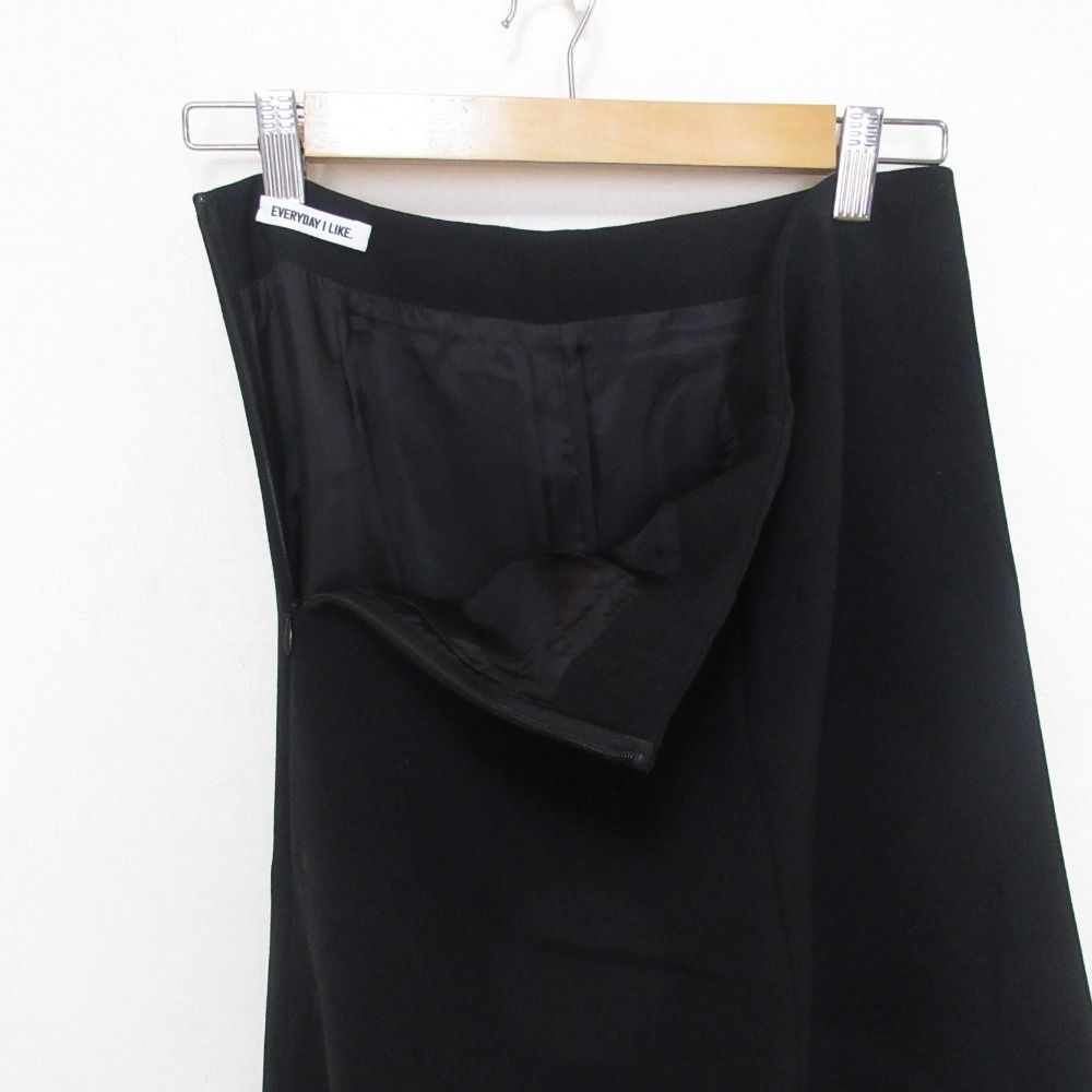 EVERYDAY I LIKE ブラック ロングスカート 美品 22AW EVERYDAY I LIKE. エブリデイアイライク マキシ丈