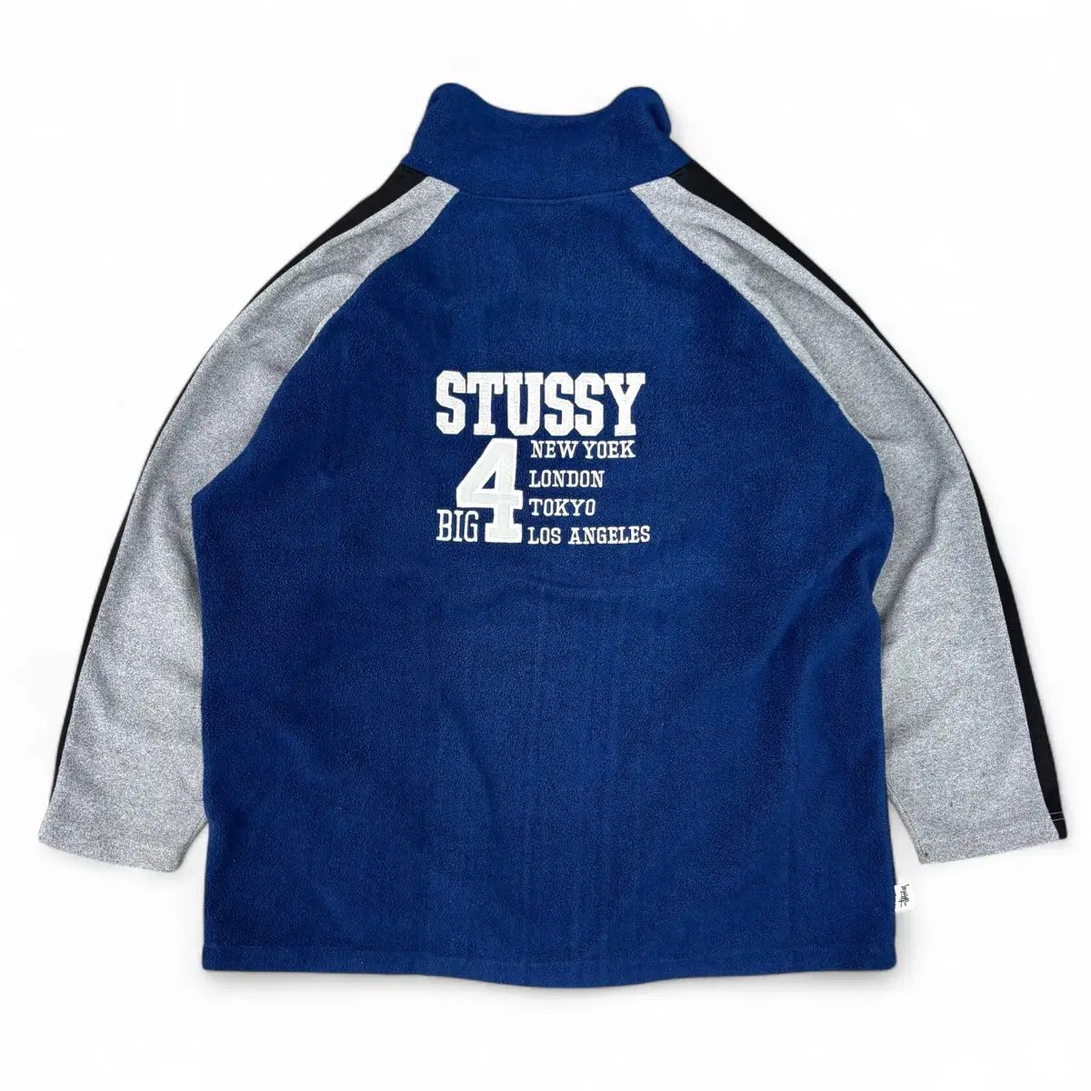 1998 STUSSY(ステューシー) Big 4 フリース ジャケット 105 1998 STUSSY(ステューシー) Big 4 フリース ジャケット 105