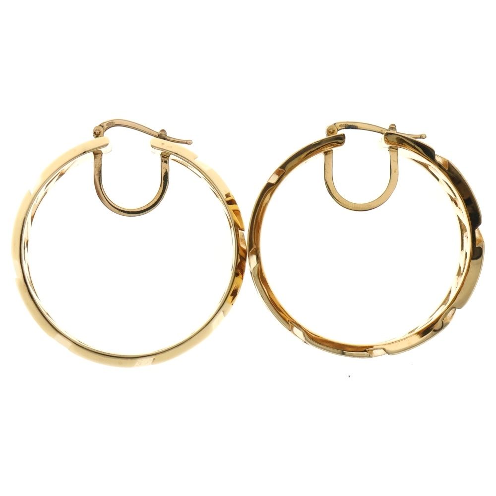 VERSACE ヴェルサーチ グレカ ピアス ゴールド GP