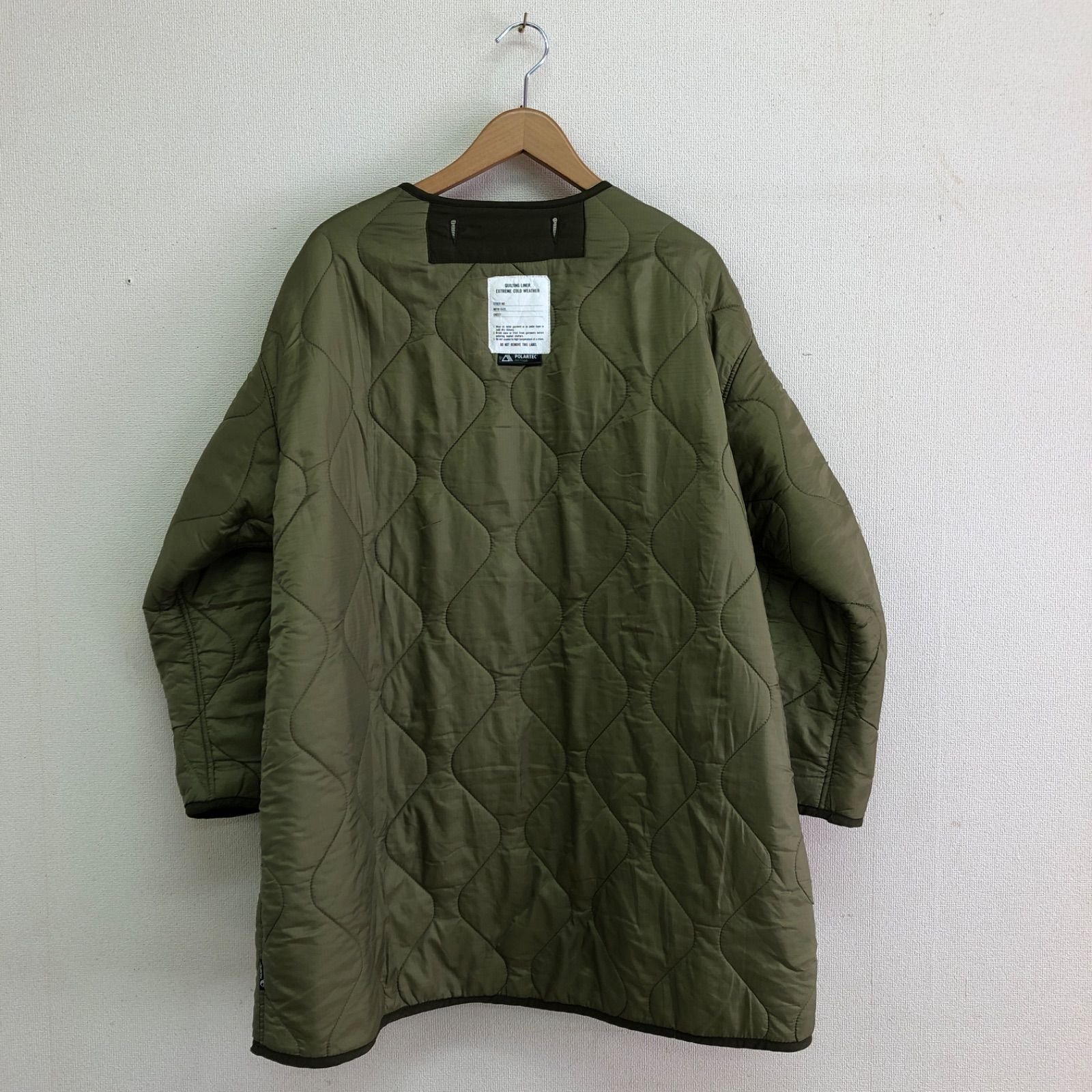 未使用　フリークスストア　M-65 カーキ　キルティングジャケット付き　Lサイズ フリークスストア 20AW M-65 POLARTECライナーキルティングコート