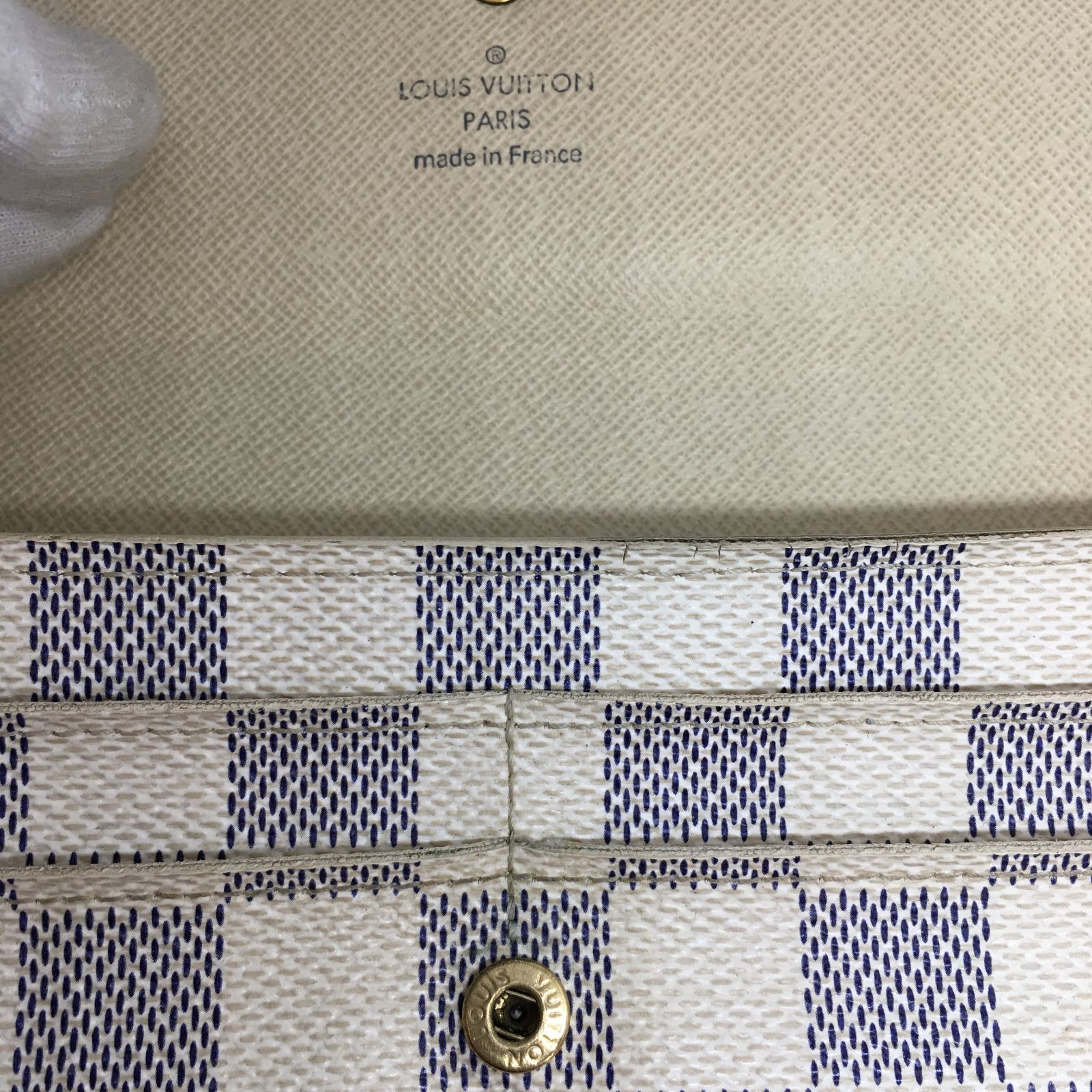 LOUIS VUITTON ルイヴィトン ダミエアズール ポルトフォイユ・サラ