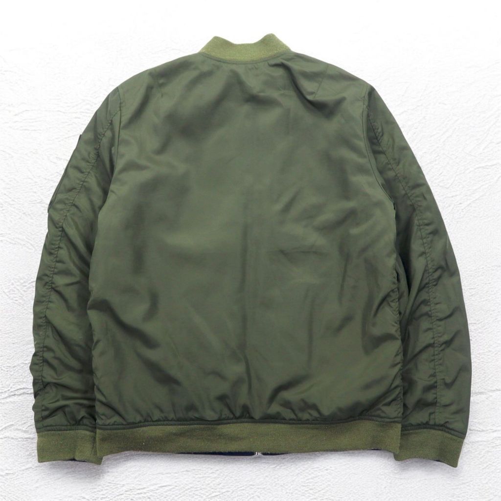 POLO RALPH LAUREN リバーシブル MA-1 フライトジャケット L カーキ