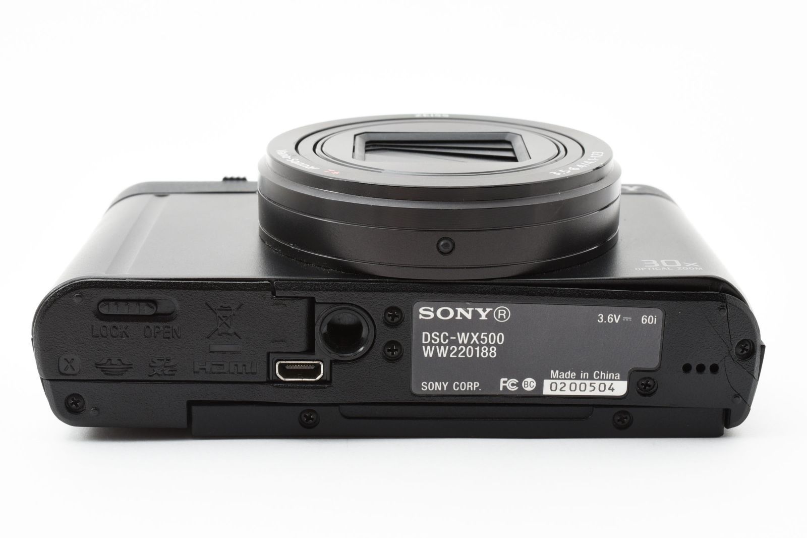 ジャンク】 SONY Cyber−Shot DSC-WX500 デジタルカメラ #2204365A