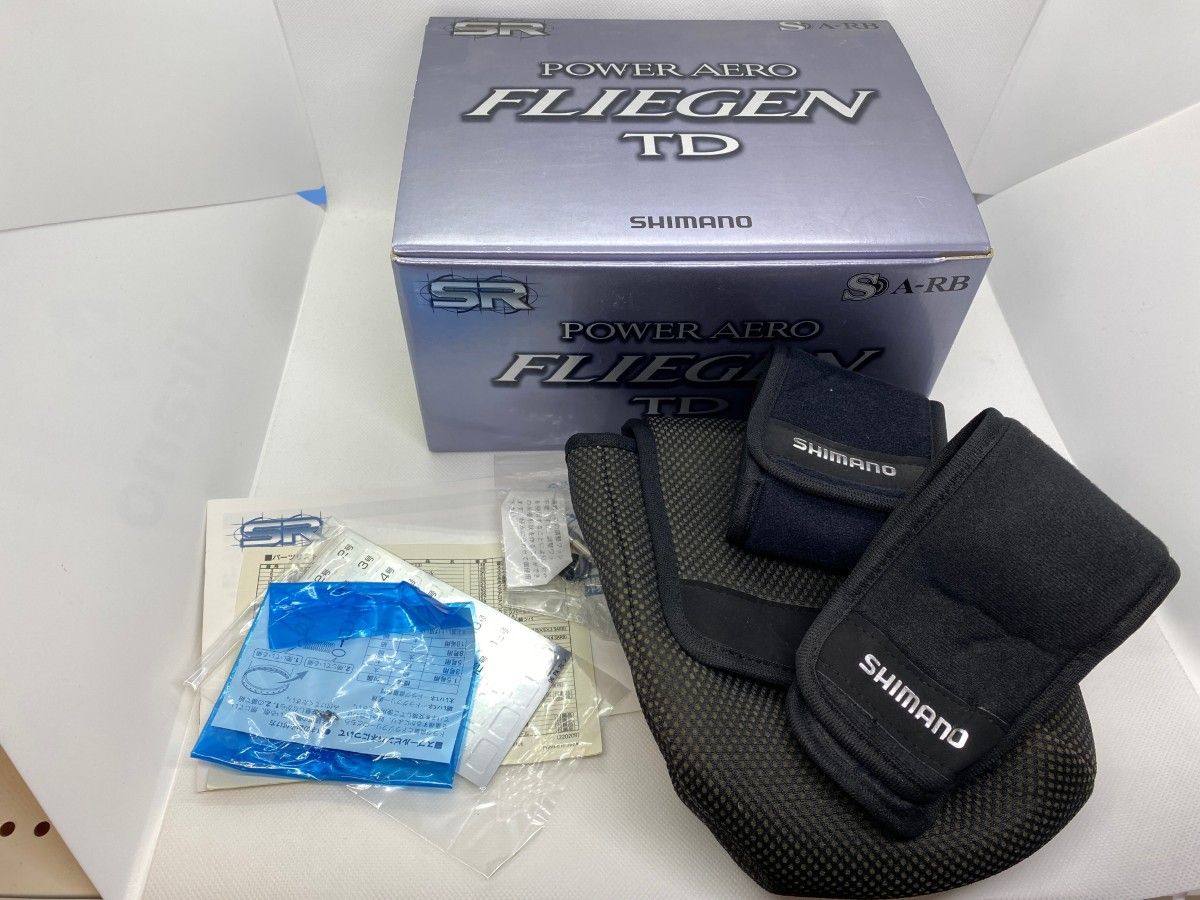 ① SHIMANO シマノ スピニングリール 10 パワーエアロ フリーゲン ΨΨSHIMANO シマノ スピニングリール 10パワーエアロ フリーゲン 箱・袋