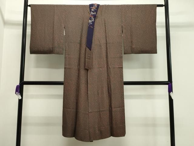 平和屋着物●ファッションデザイナー 花井幸子　長襦袢　無双仕立て　渦巻き　半衿刺繍　正絹　逸品　CAAY6793gh 平和屋着物○ファッションデザイナー 花井幸子 長襦袢 無双仕立て