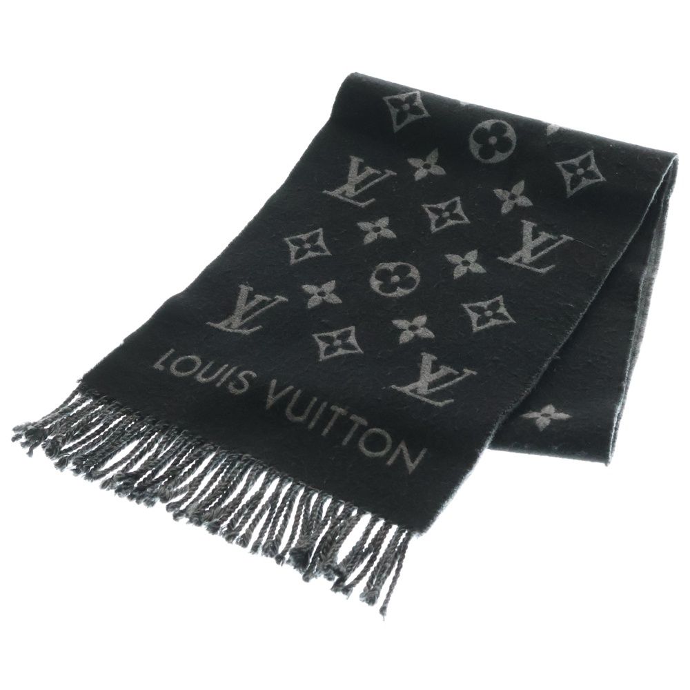 LOUIS VUITTON ルイヴィトン エシャルプ レイキャビック ノワール カシミヤ M71040