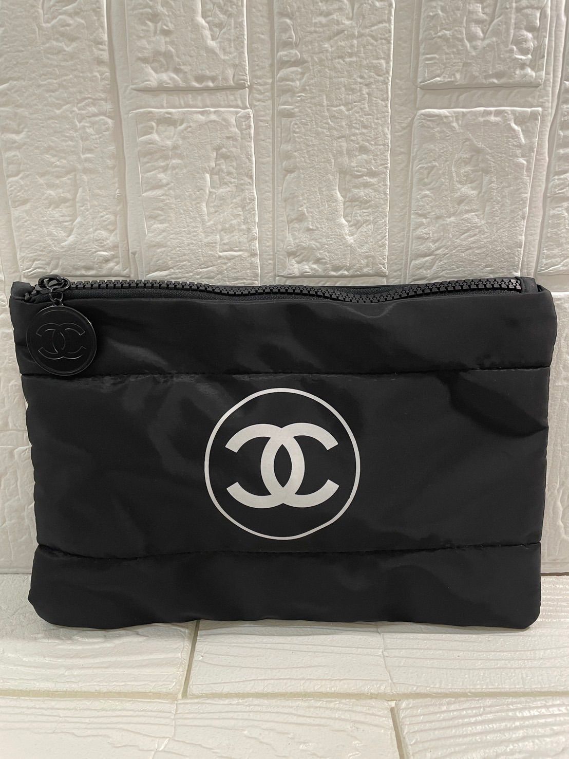 シャネル　CHANEL ノベルティ　ポーチ　ナイロン I【保管品】CHANEL シャネル ナイロン ポーチ ノベルティ