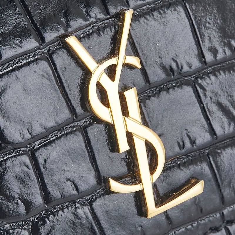 サンローラン YSLロゴ クロコダイル型押し AirPods エアポッツケース  