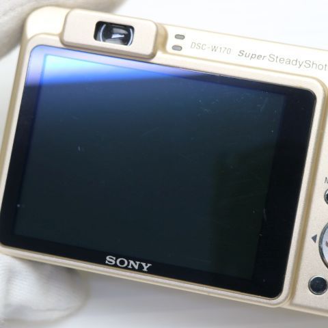 超美品 Cyber-shot DSC-W170 ゴールド 即日発送 SONY デジカメ