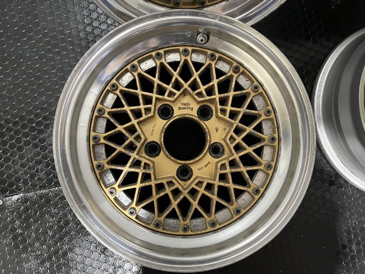 旧車ホイール】RAYS VOLK Racing ボルクメッシュ レイズ ボルクレーシング 14インチ 4本 6J5HPCD114.3約+15 希少  当時物 (MHD178) - メルカリ