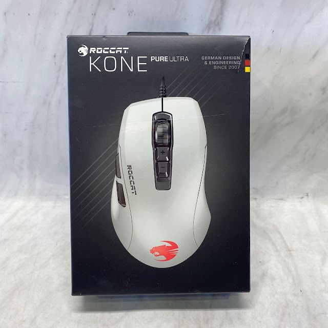 【美品】ROCCAT ゲーミングマウス Kone Pure Ultra 有線 PVC ホワイト ROC-11-731