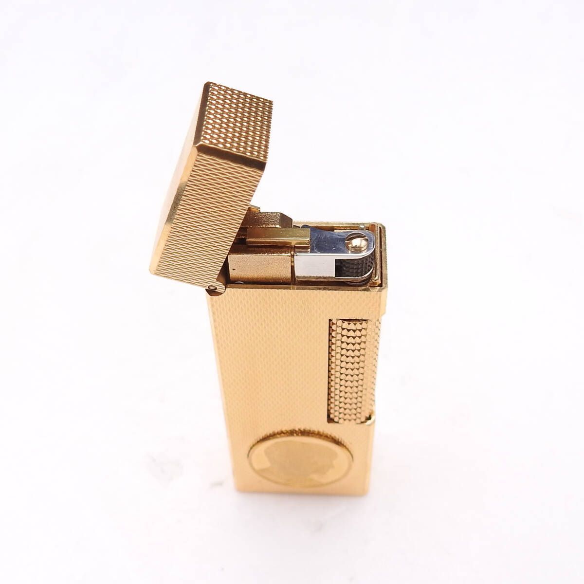 【22505】ダンヒル dunhill ガスライター ライター ゴールド 金色　2本 Dunhill ダンヒル 喫煙具 ガスライター ゴールドカラー ローラー式