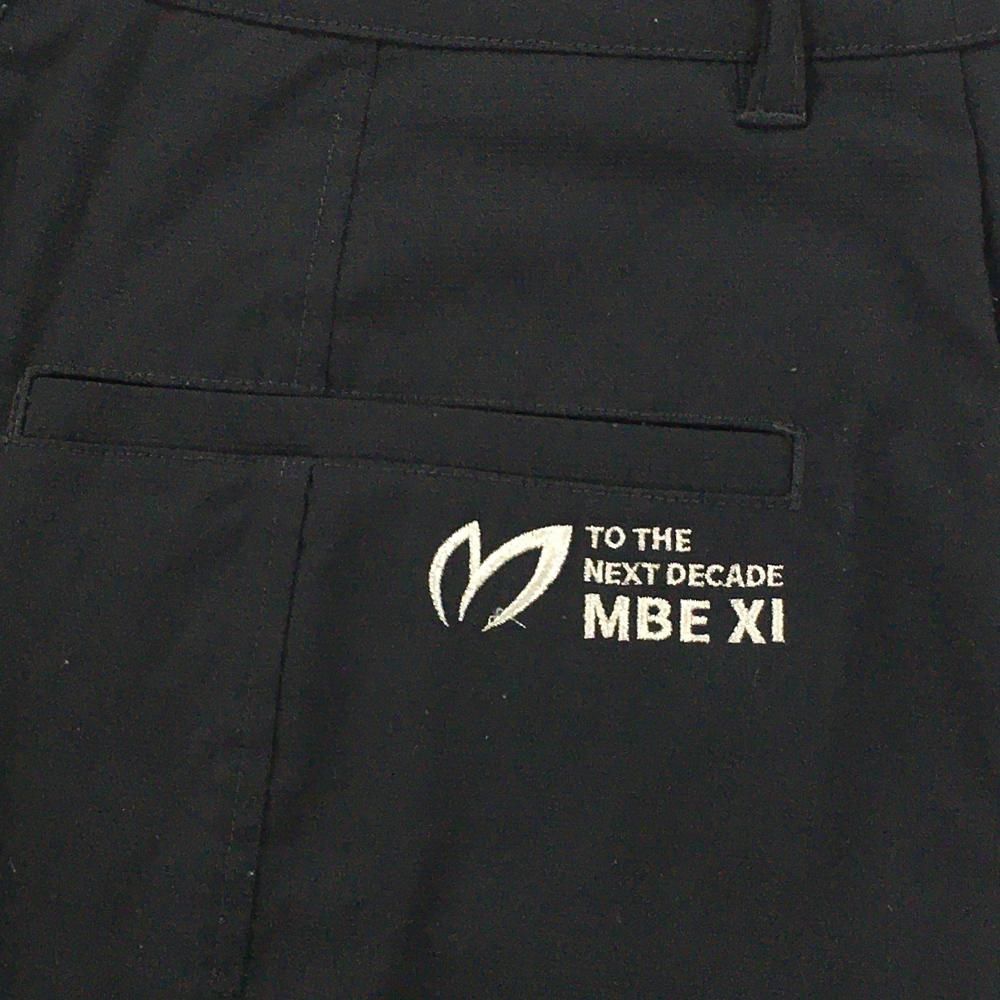 超美品】マスターバニー スカート 黒 ロゴシルバー ストレッチ