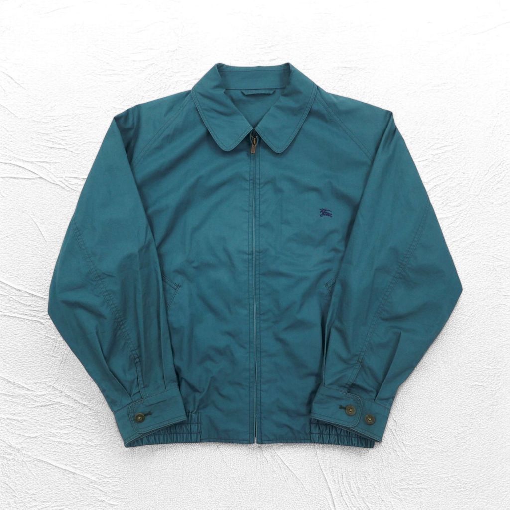 美品90s Burberrys バーバリー ネイビー ハリントンジャケット 美品90s Burberrys バーバリー ネイビー ハリントンジャケット