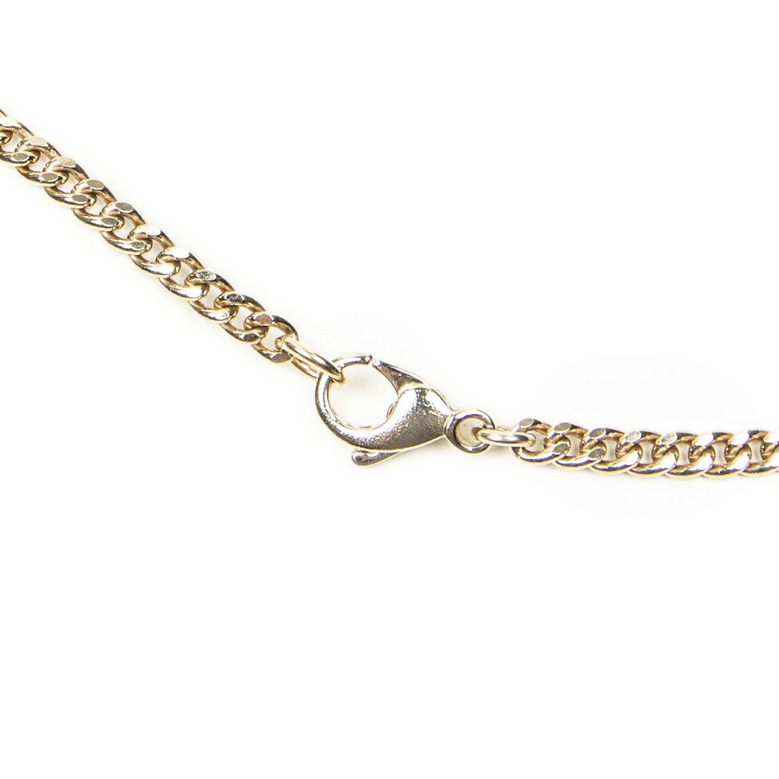 【最短翌日配送】 CHANEL シャネルクリスタルCCフラワーペンダントネックレス金金メッキA 【史上最も激安!】