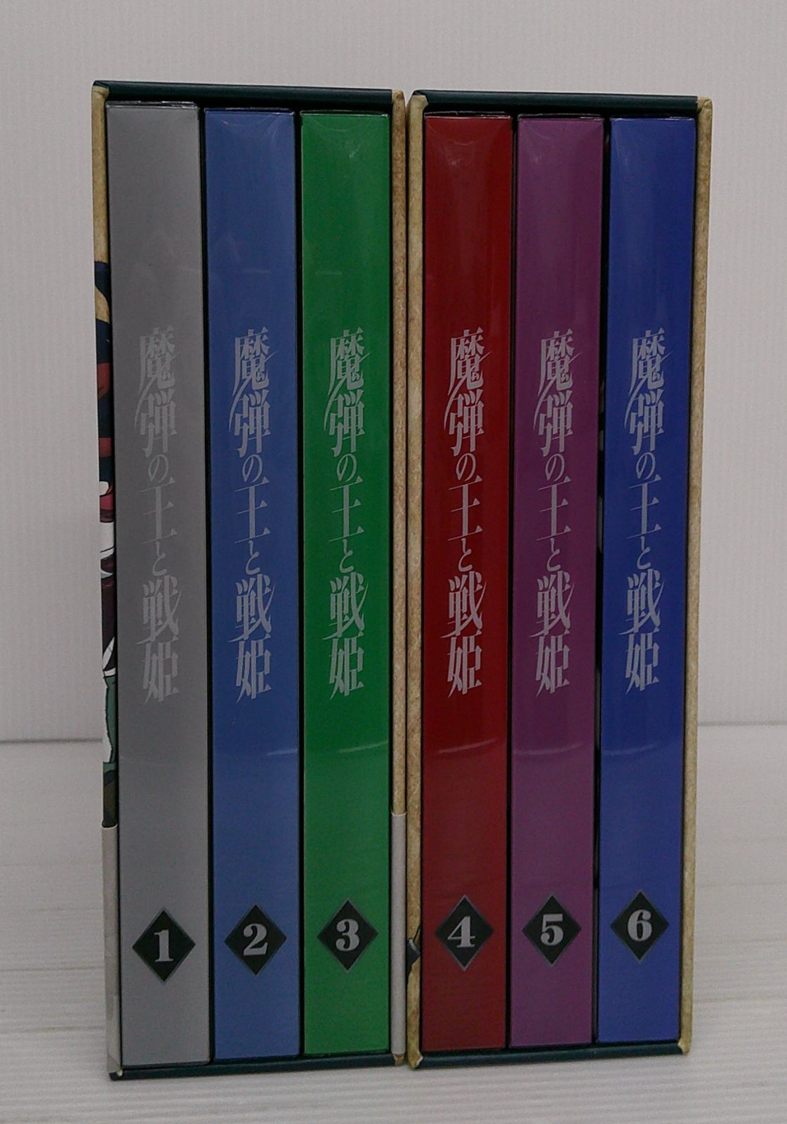 開封品】魔弾の王と戦姫 初回生産版 BOX*2付き全6巻セット Blu-ray
