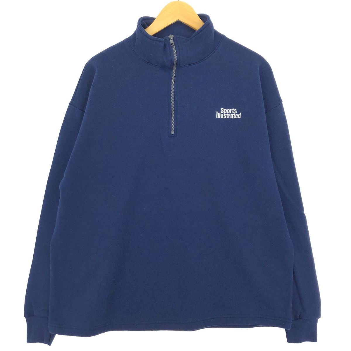 古着 ジャージーズ Jerzees NUBLEND ハーフジップスウェットシャツ トレーナー メンズXL/eaa412141