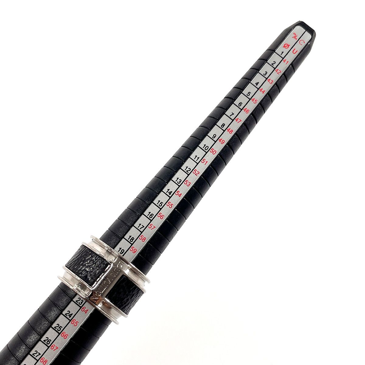 【美品】LOUIS VUITTON バーグ モノグラム エクリプス ＃20 ルイヴィトン リング・指輪 バーグ モノグラムエクリプス M6820