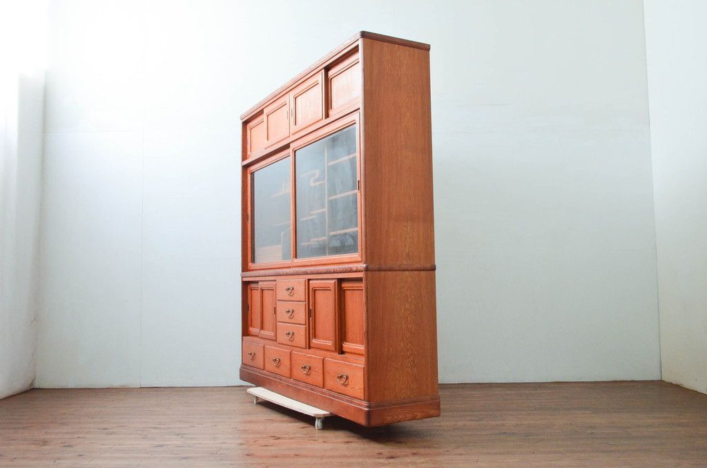 ☆事前問合せ必須☆ 茶箪笥 中古 美品 屋久杉 茶棚 戸棚 収納棚 飾り棚