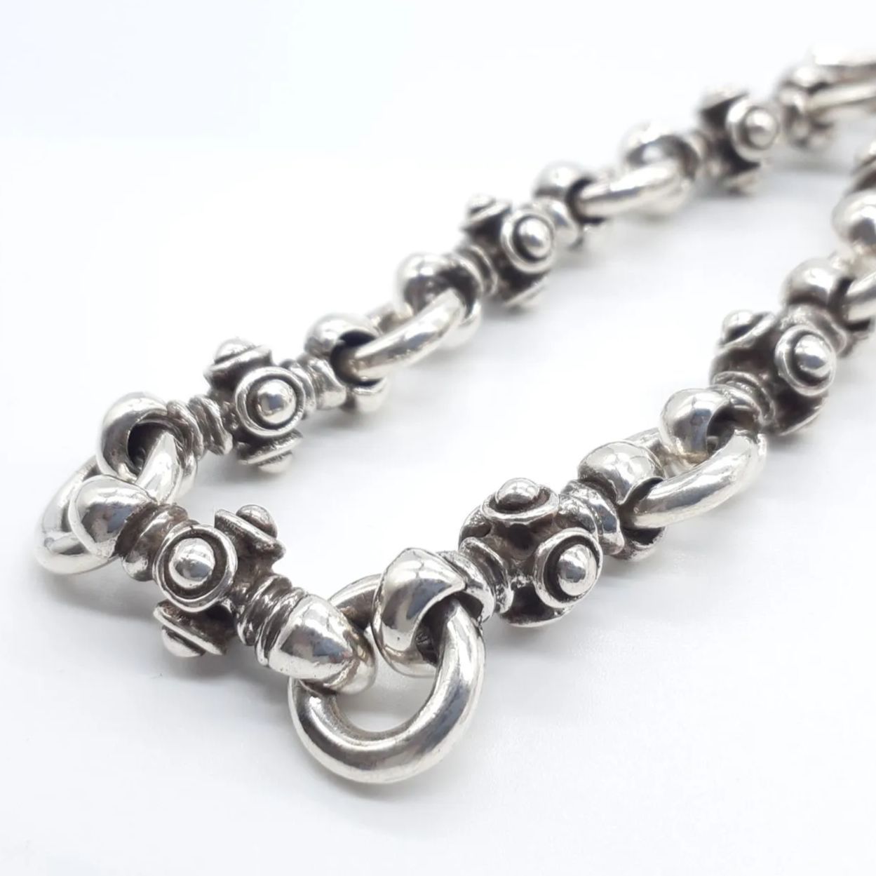 DEAF BREED デフブリード ブレスレット デザインチェーン SILVER