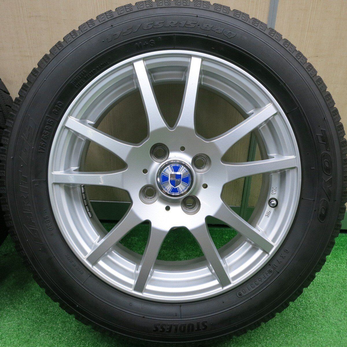 TOYO GARIT G5 175/65R15】スタッドレス【JECT スチールホイール 15