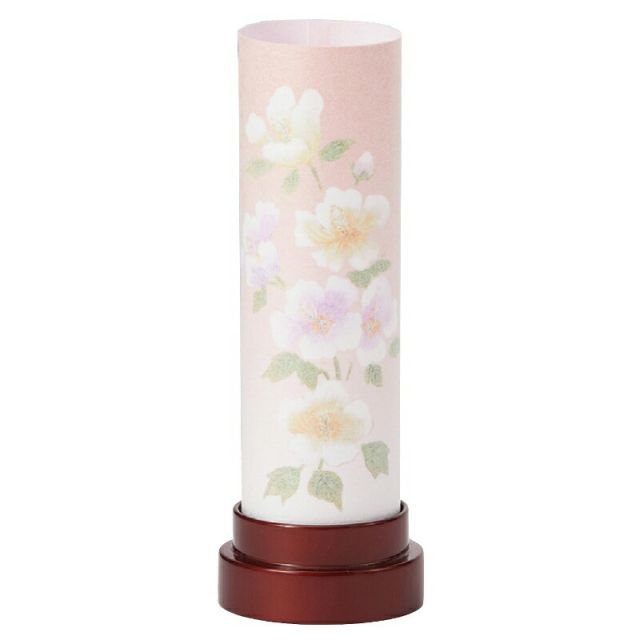 盆提灯 岐阜提灯 置き提灯 創作提灯 こなみ205 銅ワイン 高さ20.5cm P9 4370 LED コードレス 初盆 新盆 お盆