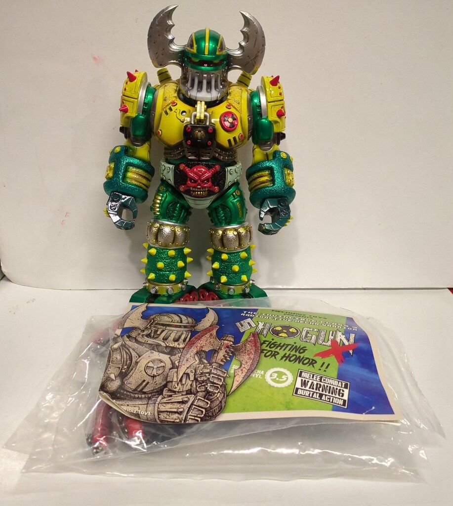 Mechnoiz Toys SHOGUN-X ゴッド・オブ・スチール(メタ緑/黄/銀