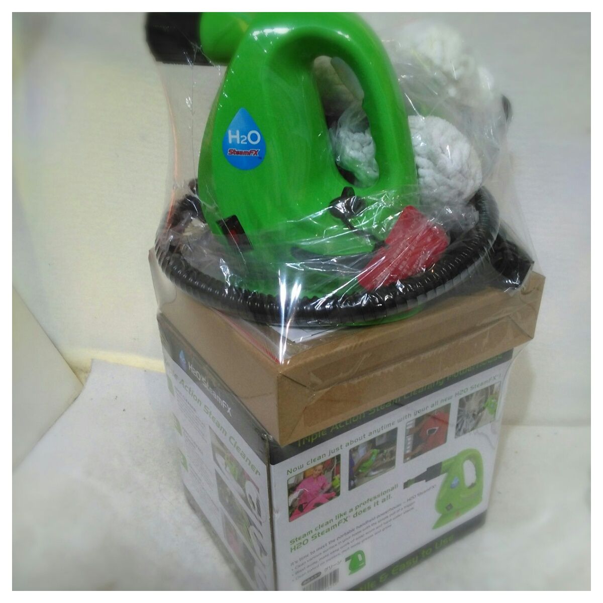 中古】 テレビショッピング研究所 スチームモップ H2O 中古】 テレビ