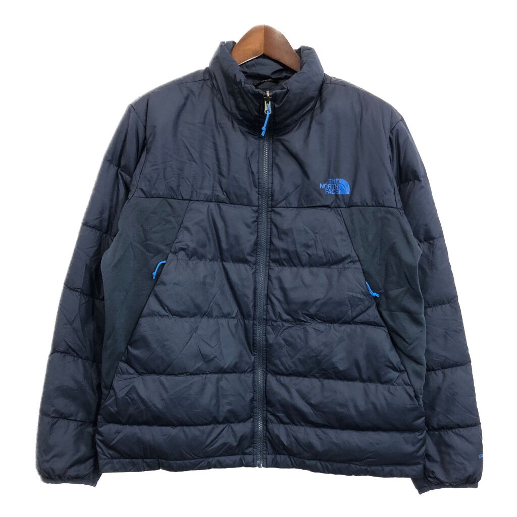 THE NORTH FACE ノースフェイス ダウンジャケット アウトドア ネイビー (メンズ XL) 中古 古着 R8321