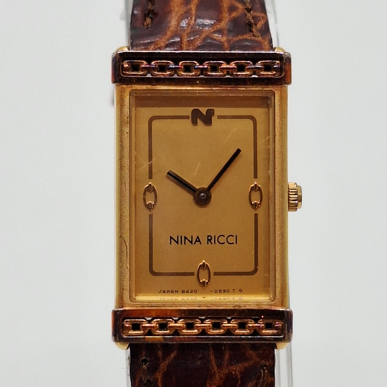 セイコー ニナリッチ 腕時計 ヴィンテージ NINA RICCI SEIKO スクエア 