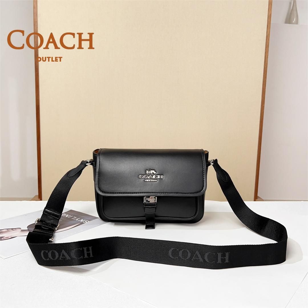 コーチ アウトレット ショルダーバッグ メンズ ペース メッセンジャー バッグ ブラック ユニセックス COACH OUTLET CR098  SV/BK - メルカリ