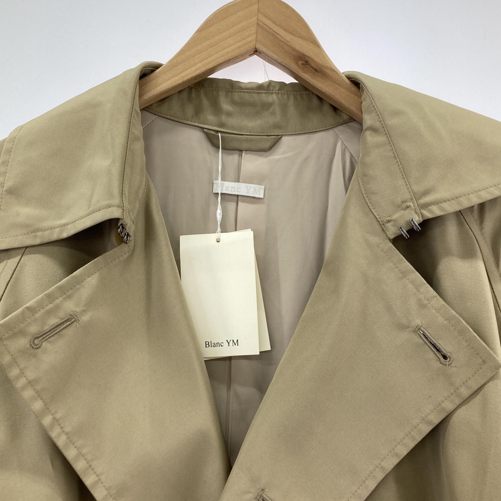 Blanc YM 20AW Silk Grosgrain Trench Coat M ゴールド Blanc YM 20AW Silk Grosgrain Trench Coat M ゴールド