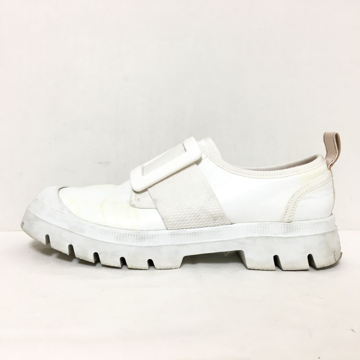 ロジェビビエブーツ白37