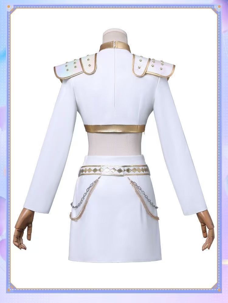 白×ゴールド 打歌ステージ服