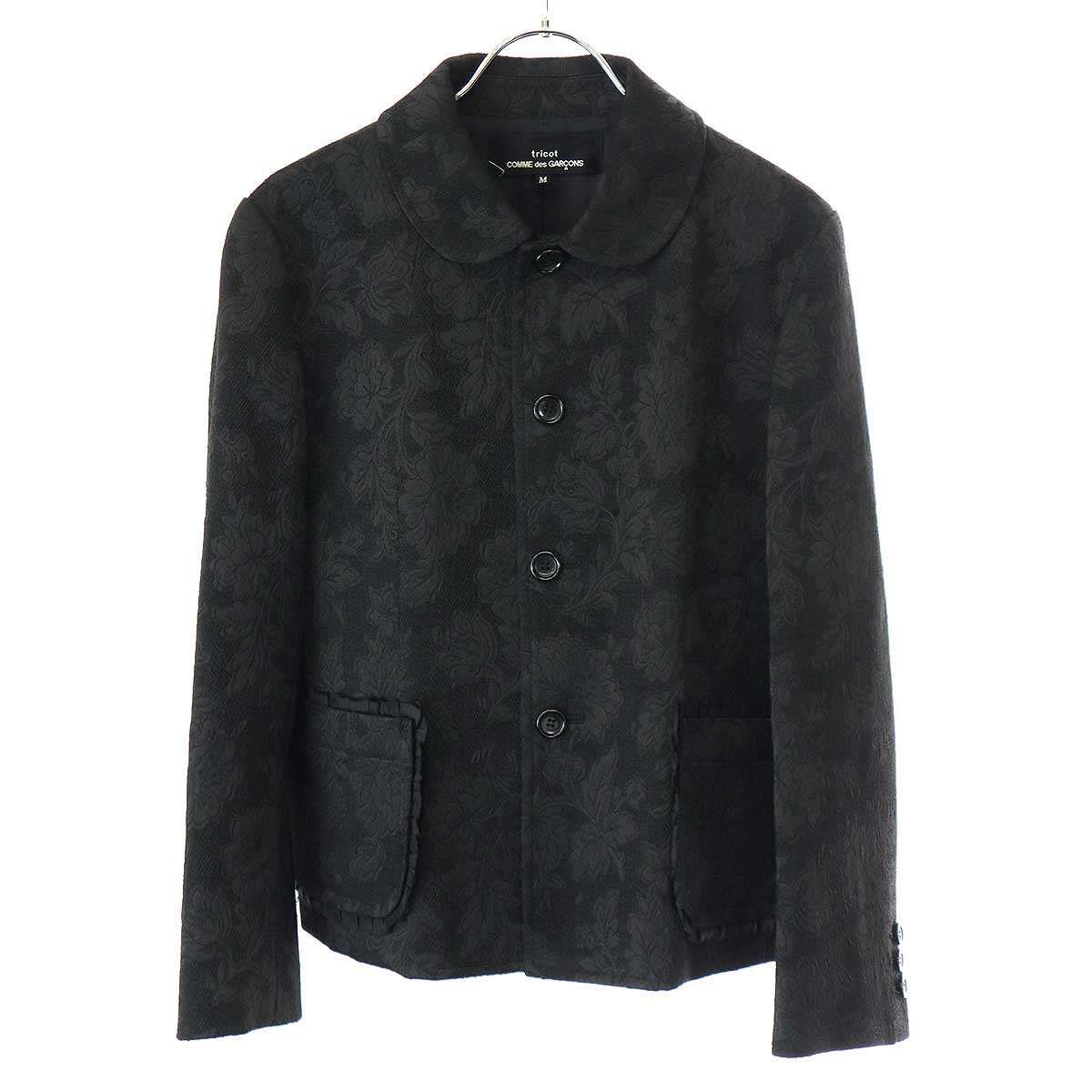 コムデギャルソン 1999AW フラワージャカード ニットジャケット M ジュンヤワタナベ コムデギャルソンJUNYA WATANABE COMME des