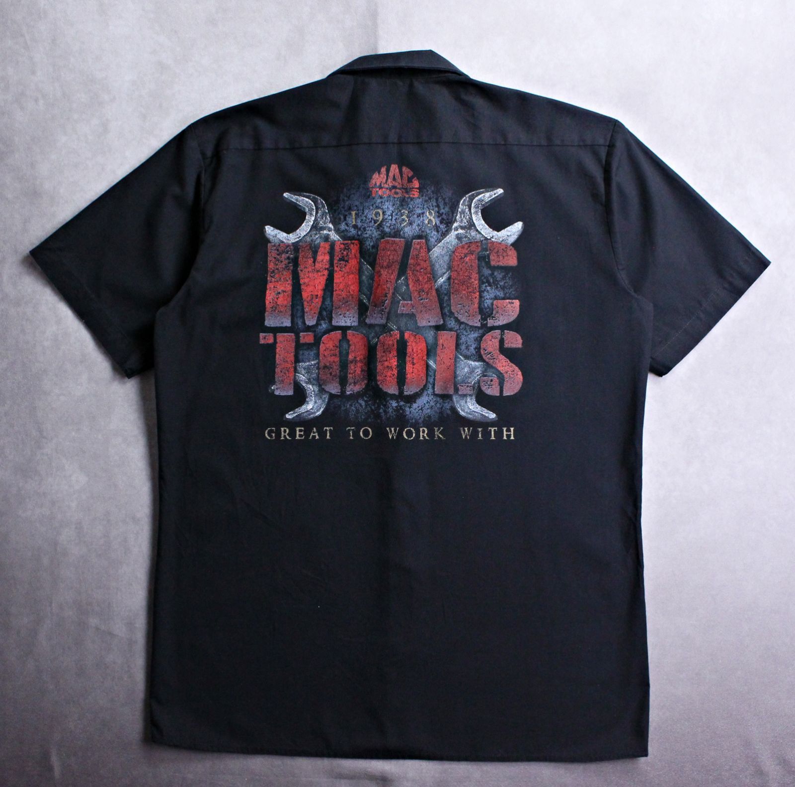 Dickies ディッキーズ MAC TOOLS ワークシャツ 2XL 企業ロゴ MAC TOOLS】マックツールズ ディッキーズ ワークシャツ バック