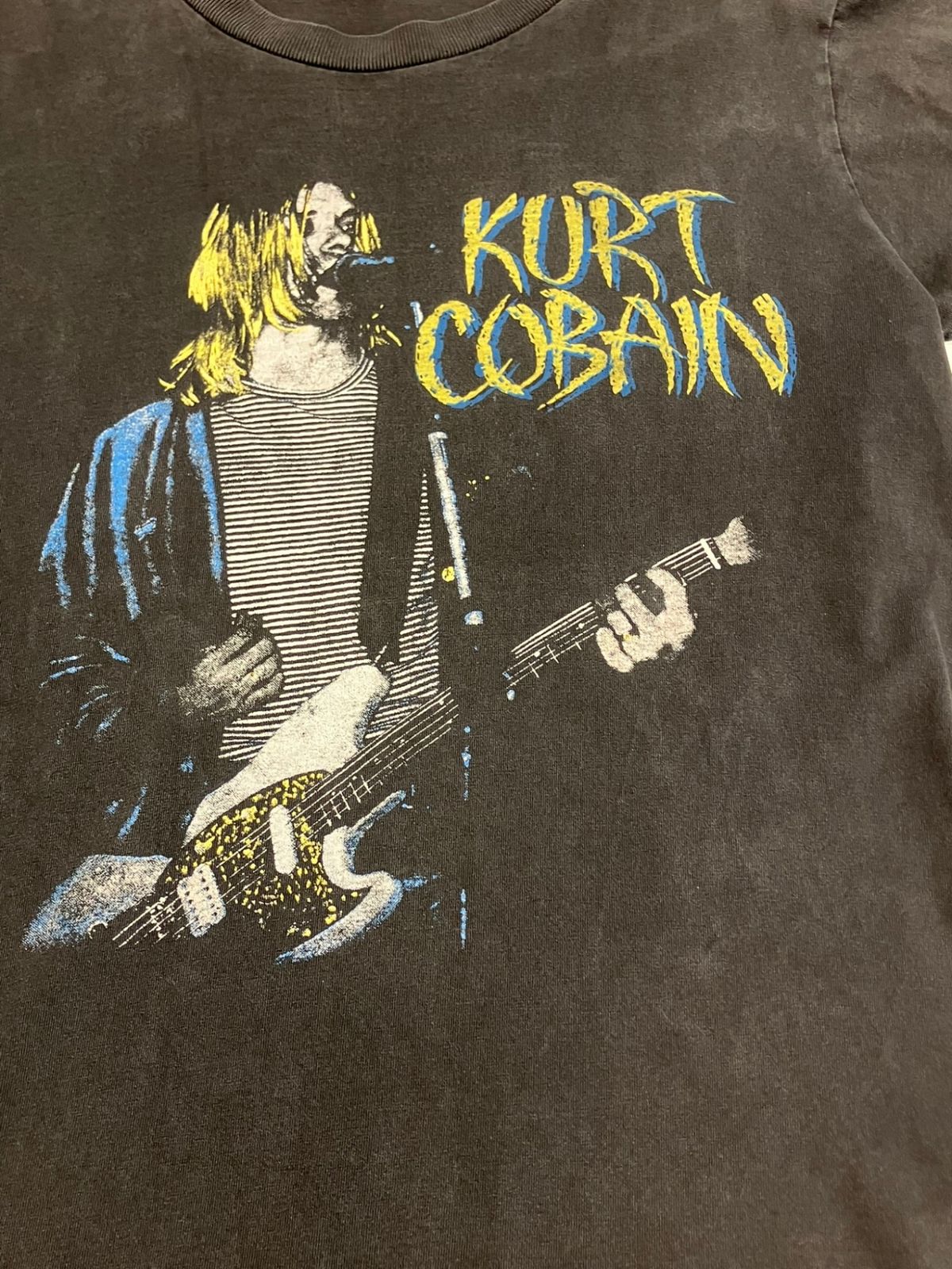 Nirvana 90s バンド　tシャツ　ニルヴァーナ　カートコバーン 90s Kurt Cobain カートコバーン メモリアル フェイスプリント T