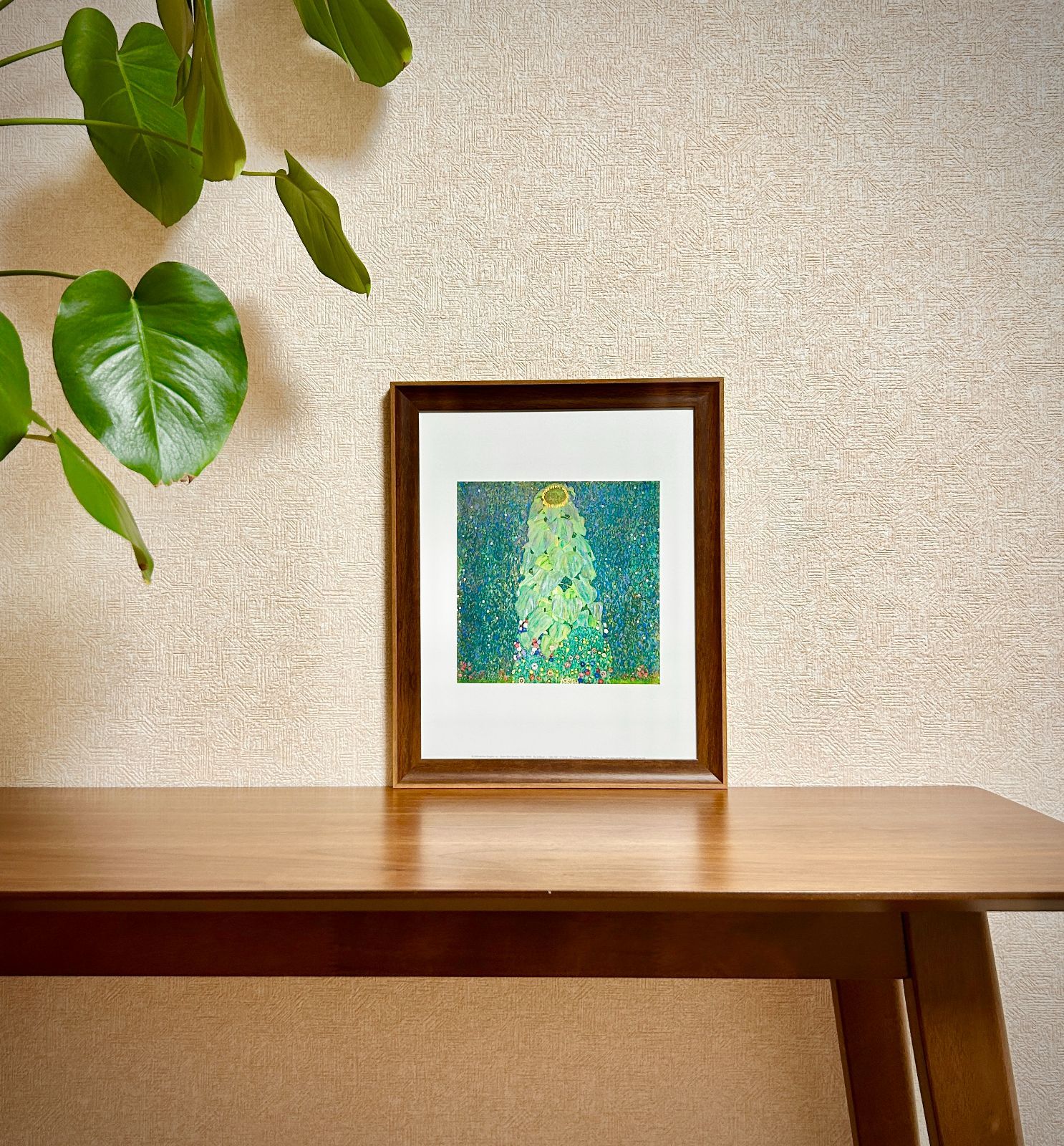 ポスタークリムト額縁付き50センチ×70センチ 新品☆額縁付アートポスター☆グスタフ・クリムト☆Gustav Klimt