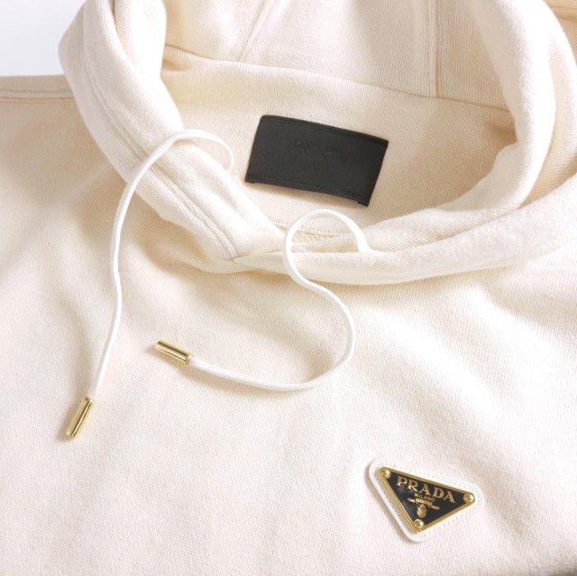 プラダ PRADA トライアングルロゴ プルオーバーフーディ
