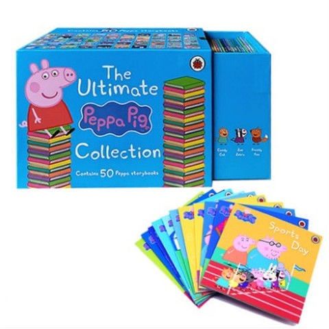 Peppa Pig 絵本 ペッパピッグ 100冊 青箱 黄色箱 マイヤペン対応
