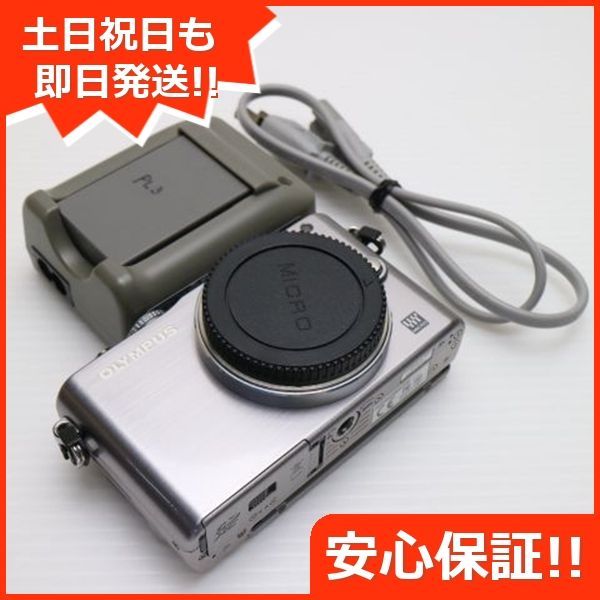 新品同様 E-PL3 シルバー ボディ 即日発送 OLYMPUS デジタル一眼 本体